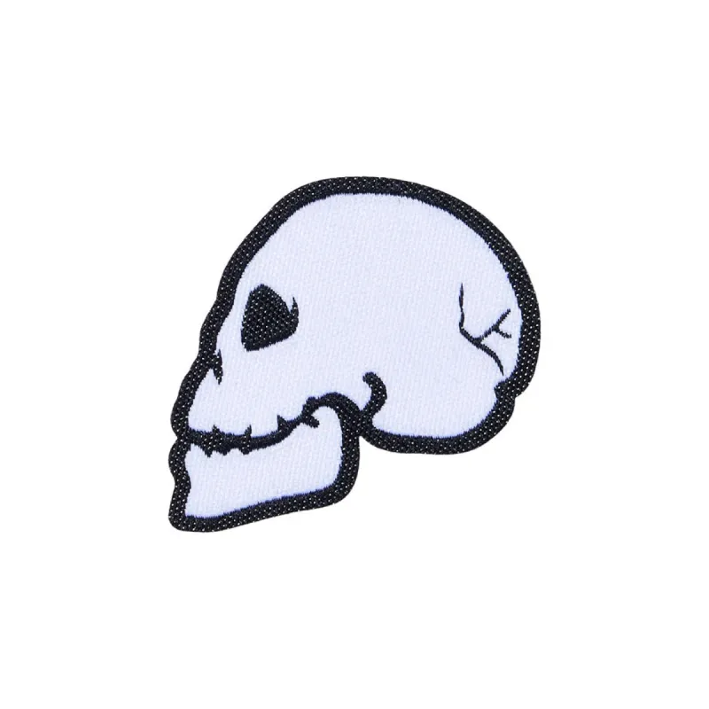 Skull Patch - Skull White Black sold by Hey Dude