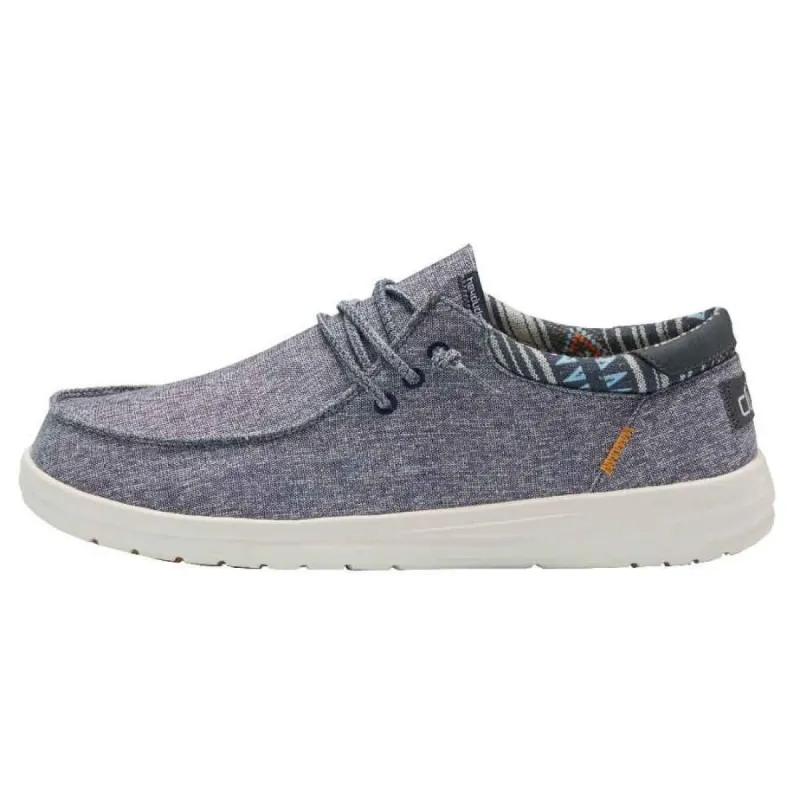 Paul Chambray - Navy sold by Hey Dude