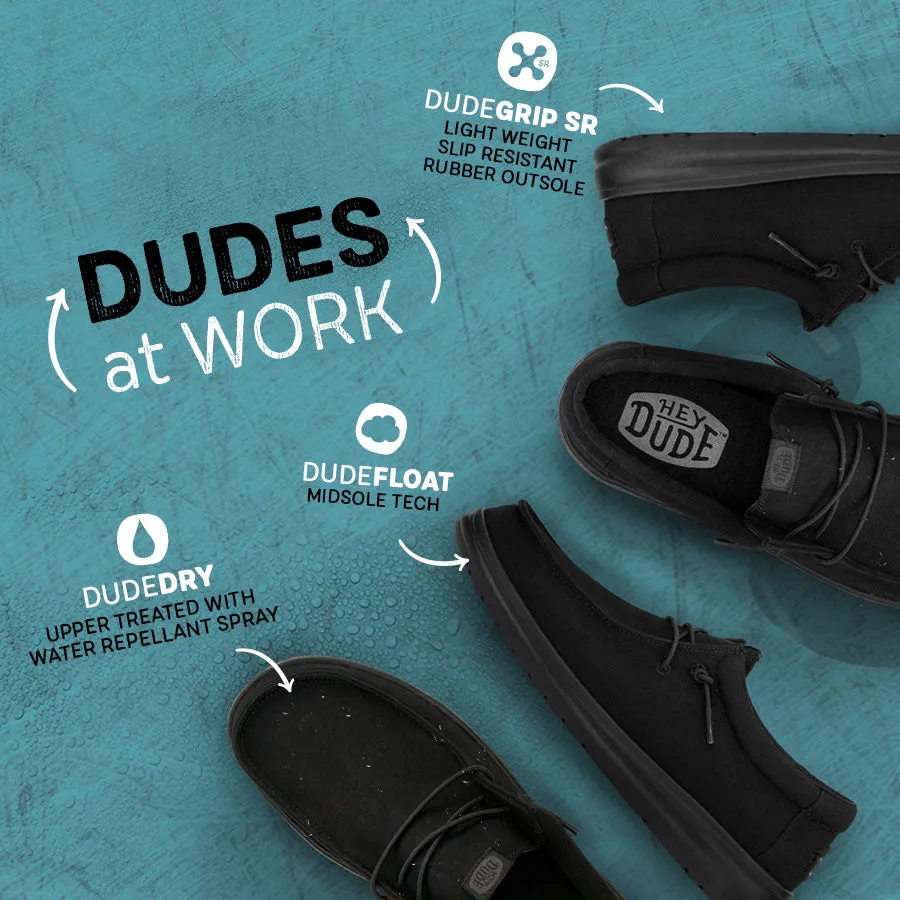 Wally Work Wide - Triple Black sold by Hey Dude product image thumbnail 2