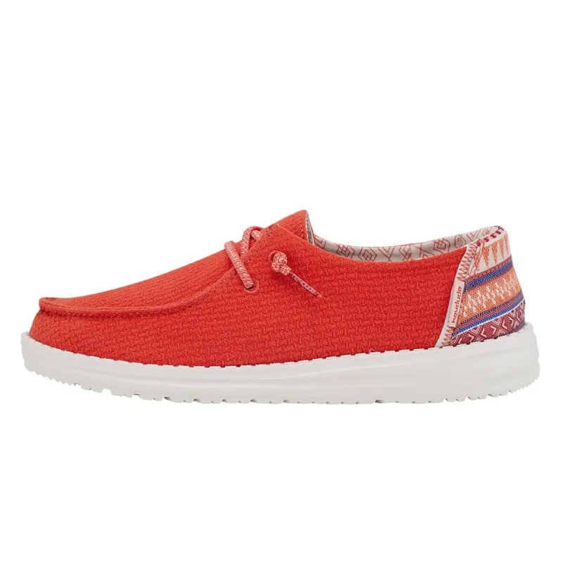Wendy - Aztec Red made by Hey Dude