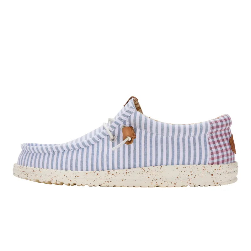 Wally Derby Days - Blue/Red sold by Hey Dude