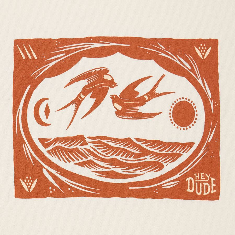 Jess Mugett Magpie Womens Hoodie - Cream sold by Hey Dude product image thumbnail 4