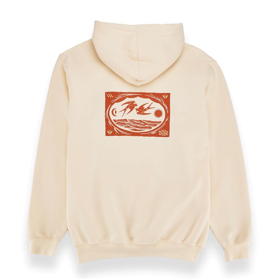 Jess Mugett Magpie Womens Hoodie - Cream sold by Hey Dude product image thumbnail 3