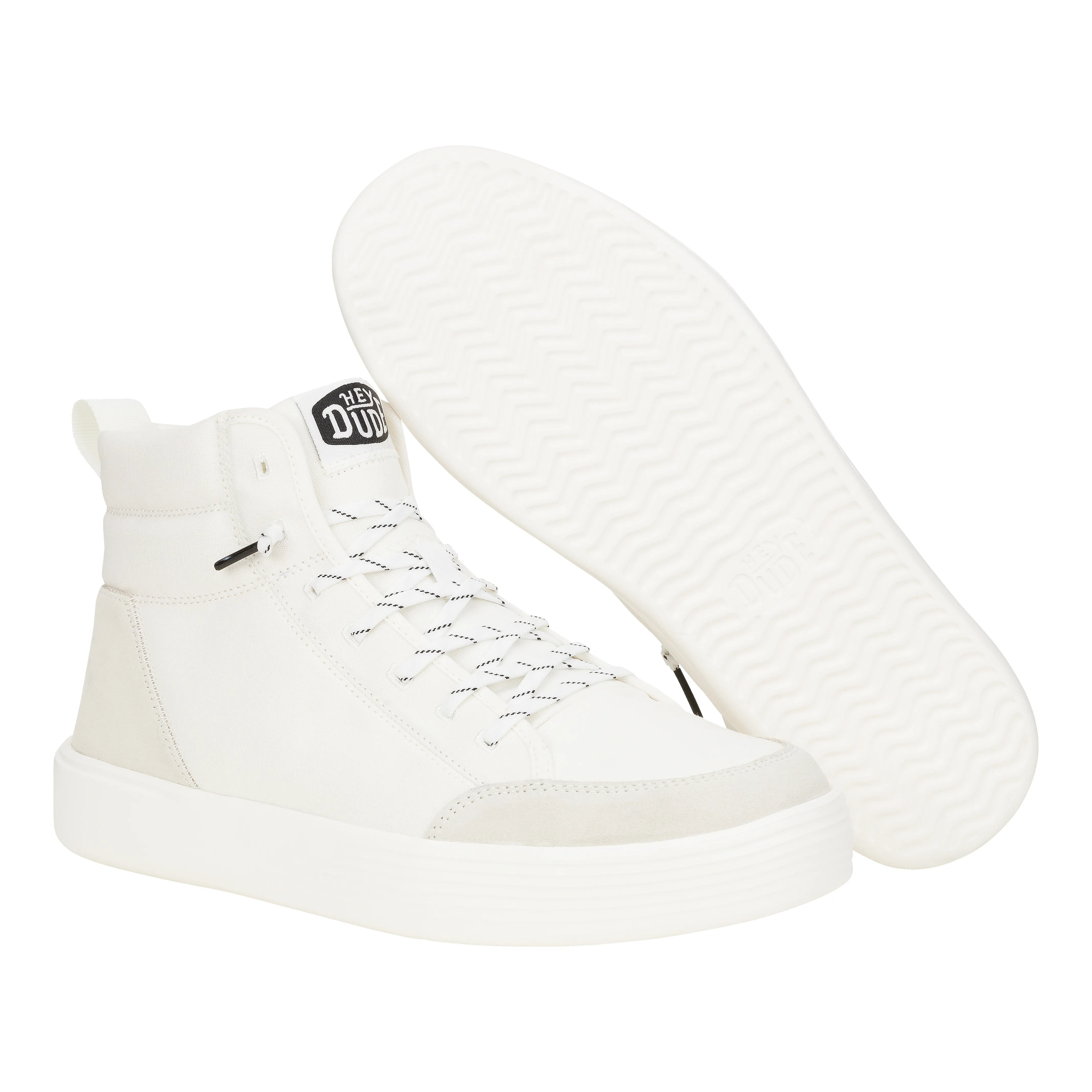 Cody Hi Essentials - White/White sold by Hey Dude product image thumbnail 3