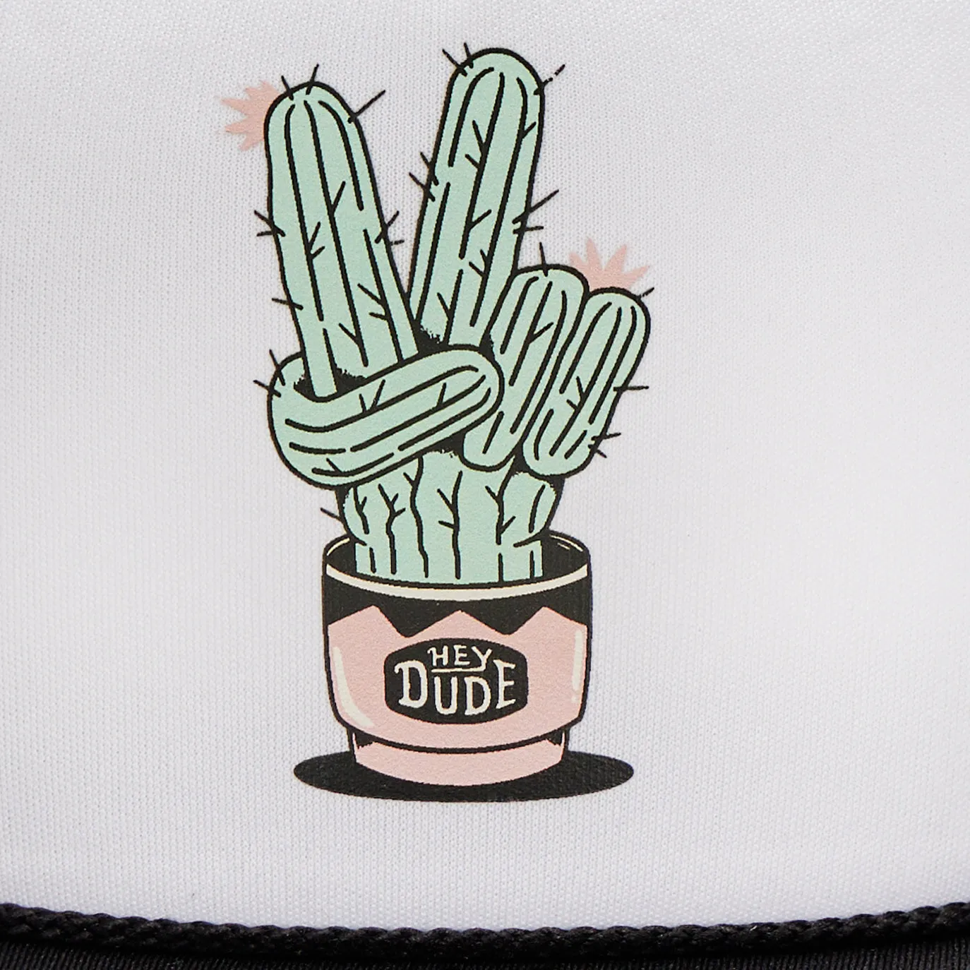 Peace Cactus Foamie - White/Black sold by Hey Dude product image thumbnail 2