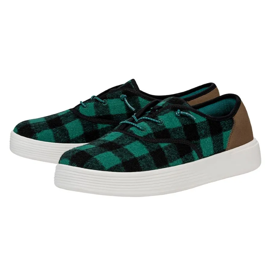 Conway Mens Buffalo Plaid - Green Plaid sold by Hey Dude product image thumbnail 2