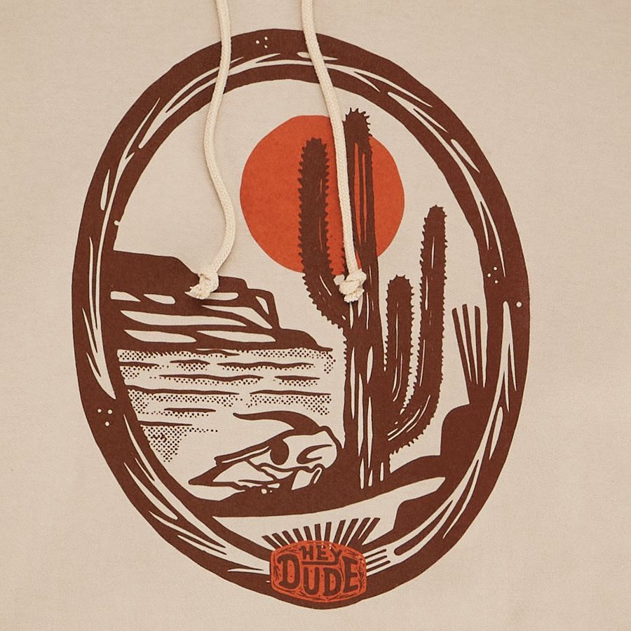 Jess Mudgett Cactus Hoodie - Sand sold by Hey Dude product image thumbnail 2