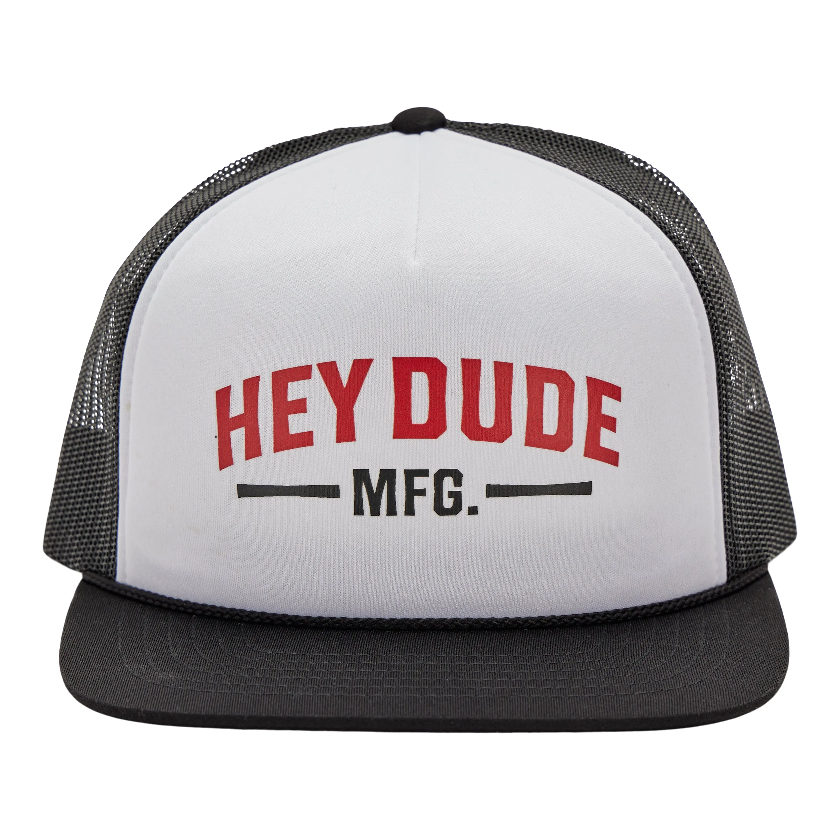 HEYDUDE MFG Foamie Trucker - White/Black sold by Hey Dude