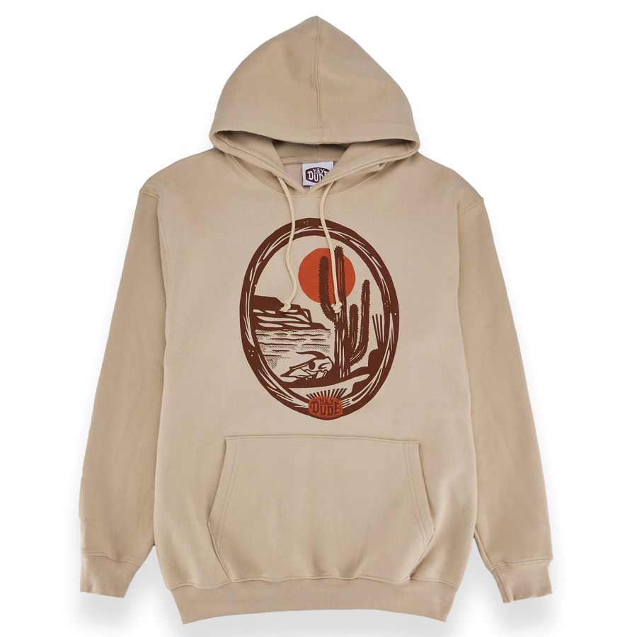 Jess Mudgett Cactus Hoodie - Sand sold by Hey Dude