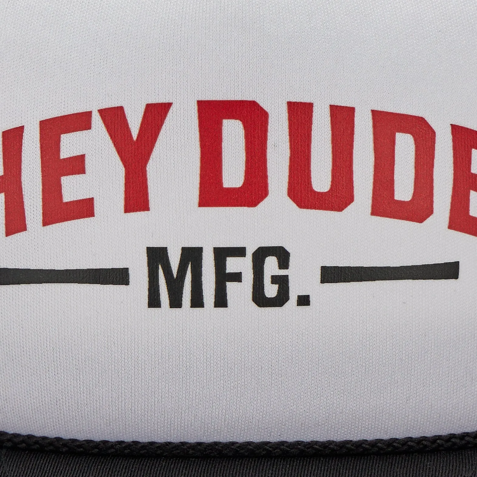 HEYDUDE MFG Foamie Trucker - White/Black sold by Hey Dude product image thumbnail 3