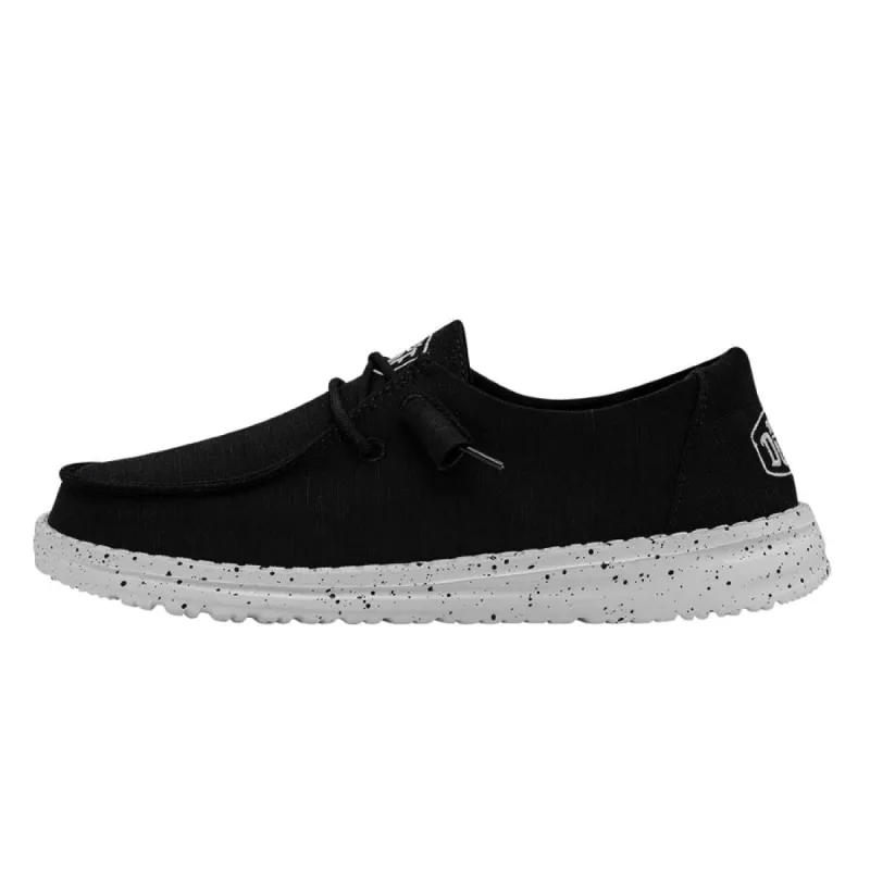 Wendy Slub Canvas - Black sold by Hey Dude