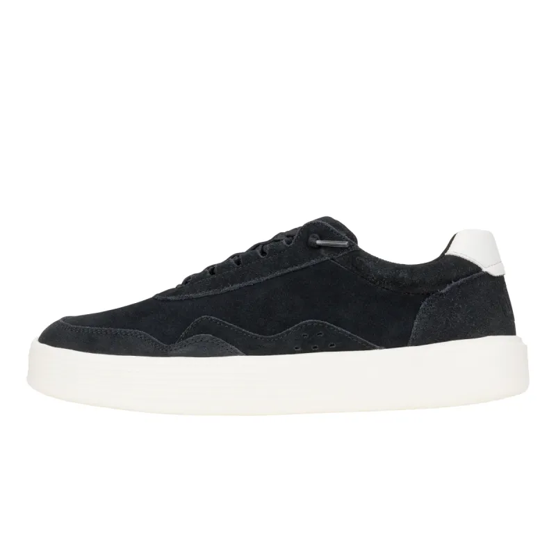 Hudson Suede Vintage Varsity - Black/White sold by Hey Dude