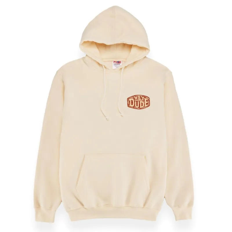Jess Mugett Magpie Womens Hoodie - Cream sold by Hey Dude