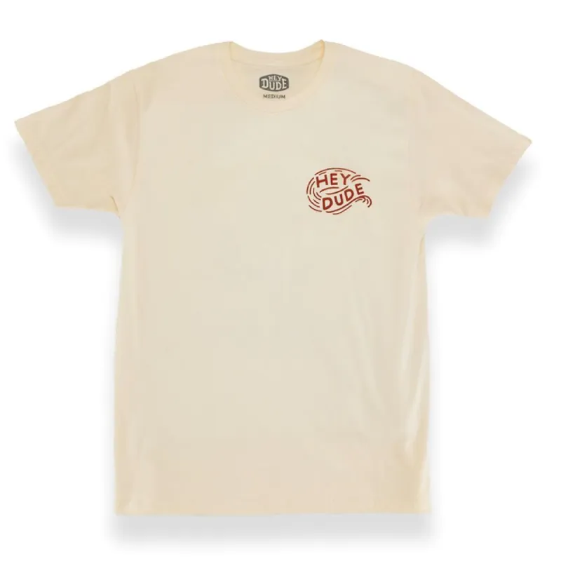 Jess Mudgett Arch Tee - Cream made by Hey Dude