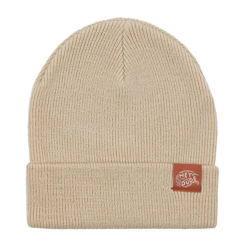 Jess Mudgett Cactus Beanie - Stone sold by Hey Dude
