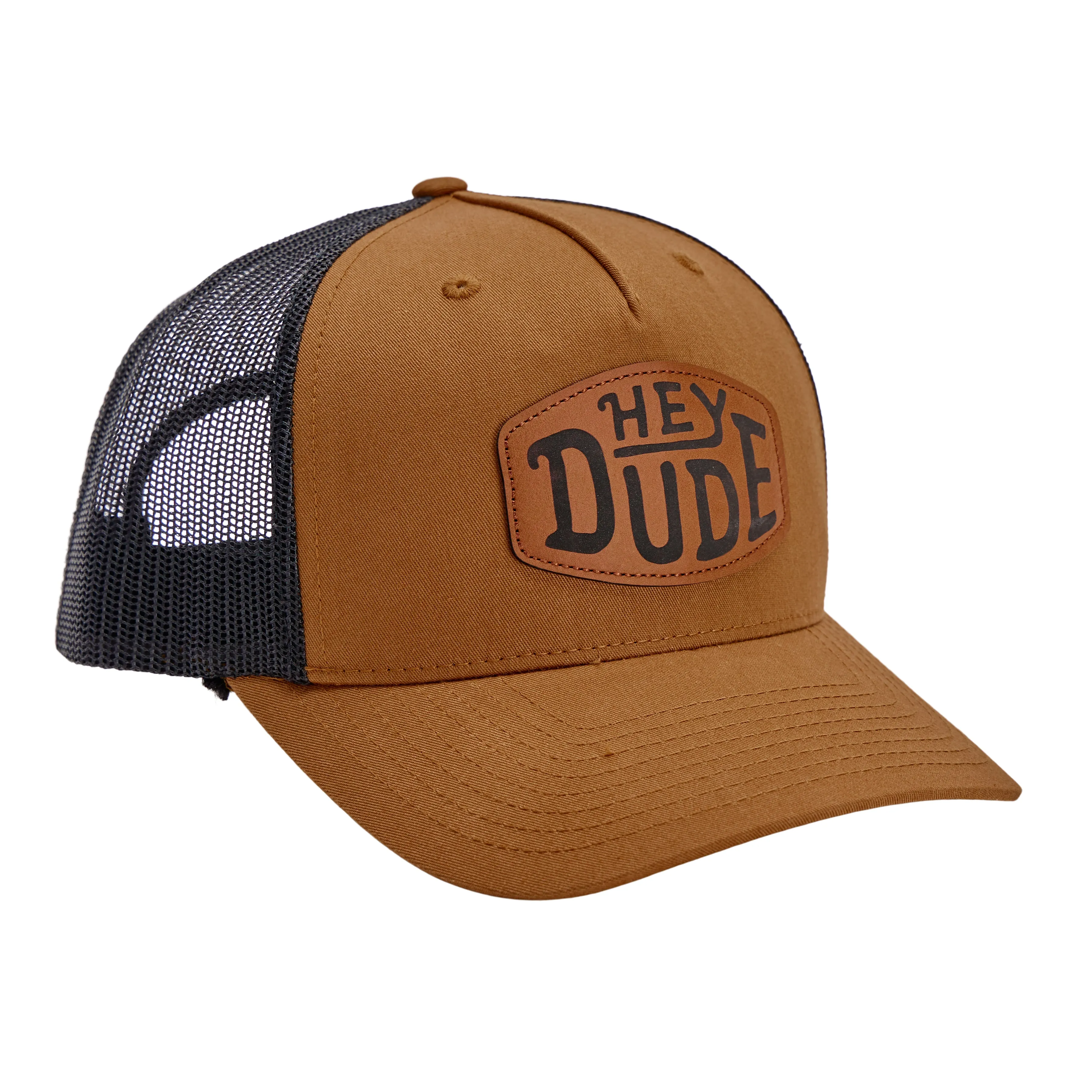 Leather Buckle Patch Trucker - Coyote Brown sold by Hey Dude product image thumbnail 2