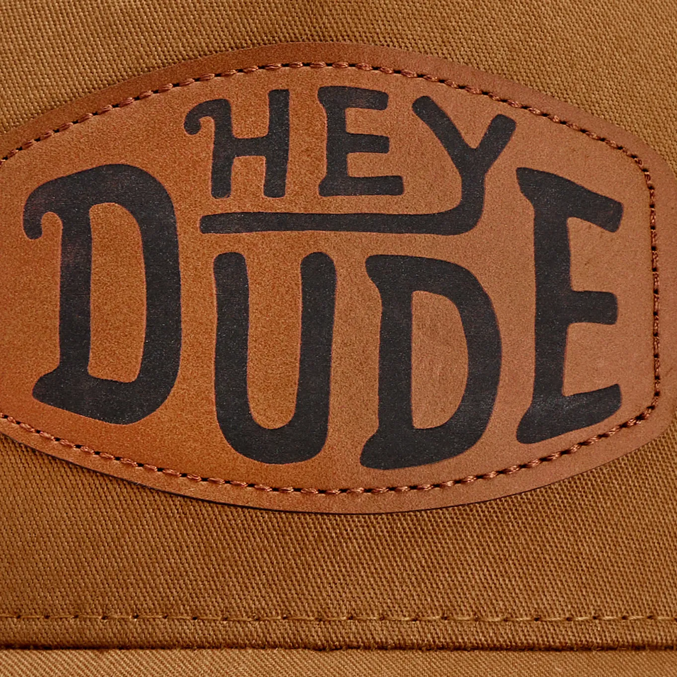 Leather Buckle Patch Trucker - Coyote Brown sold by Hey Dude product image thumbnail 3