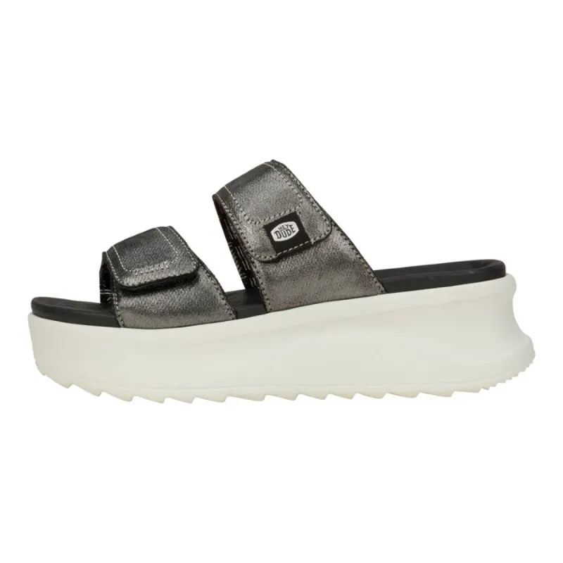 Delray Slide Classic - Black/Shimmer sold by Hey Dude