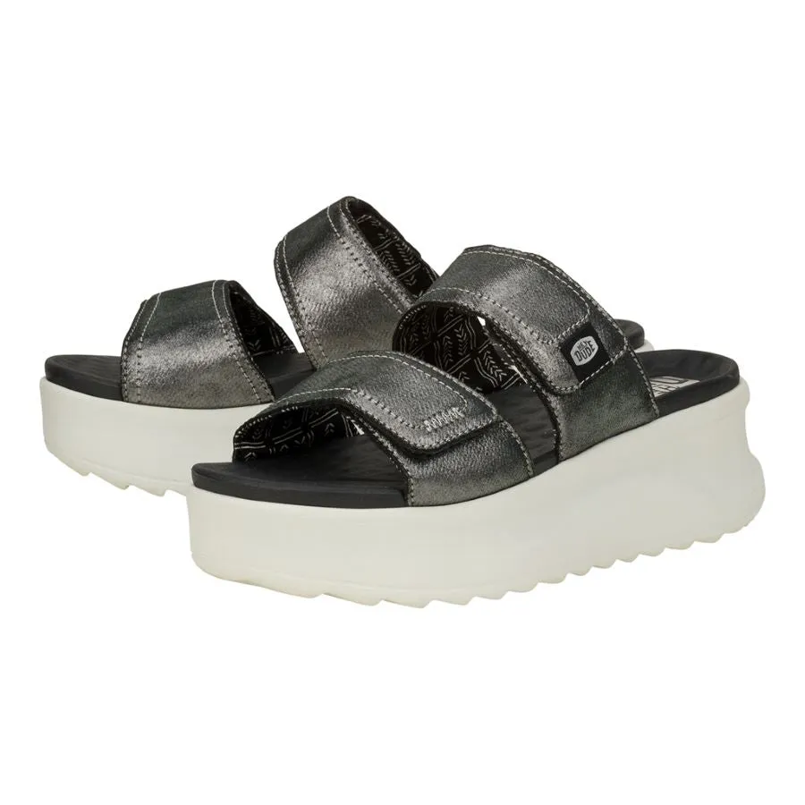 Delray Slide Classic - Black/Shimmer sold by Hey Dude product image thumbnail 2