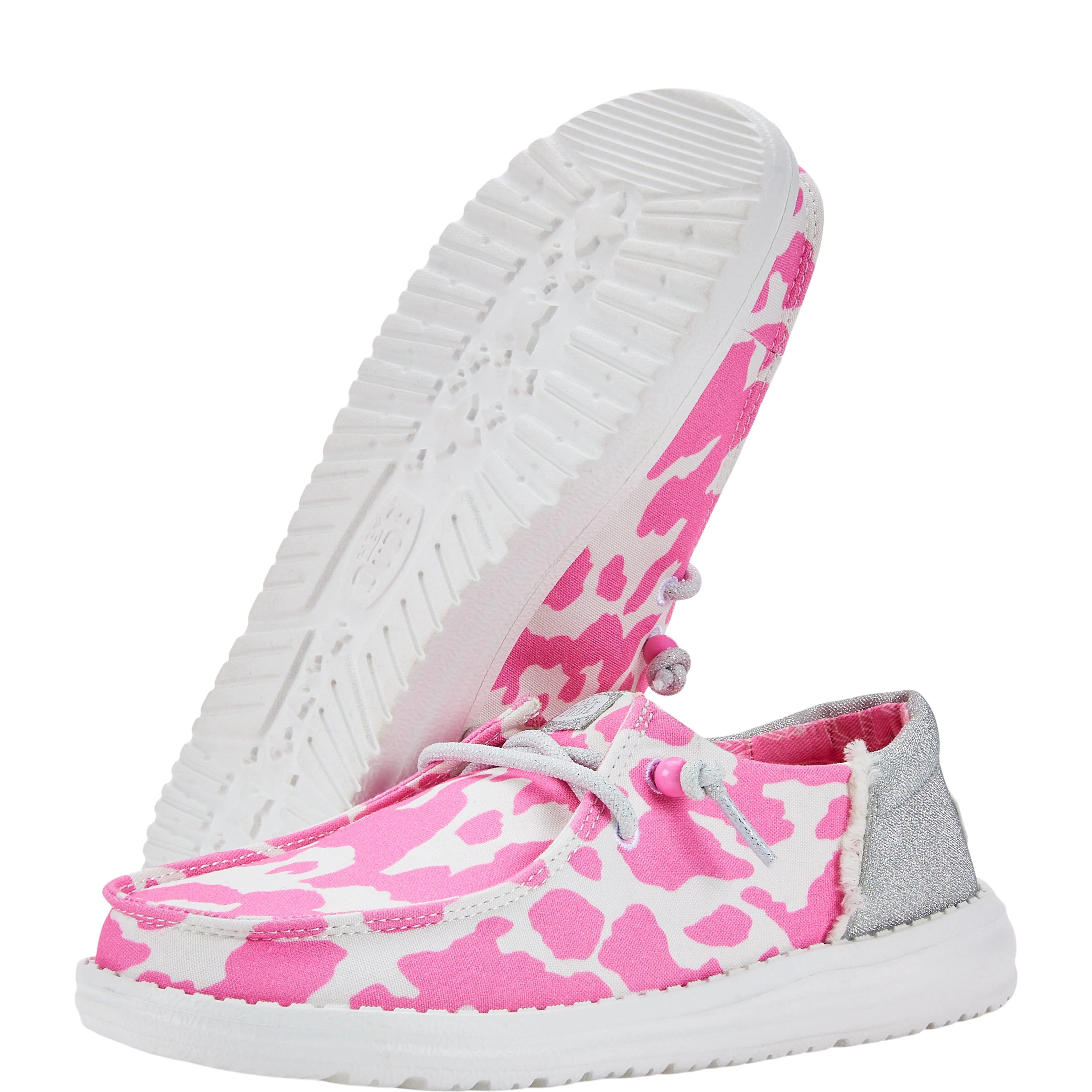 Wendy Funk Cowgirl Bling - Pink Cow/Silver sold by Hey Dude product image thumbnail 3