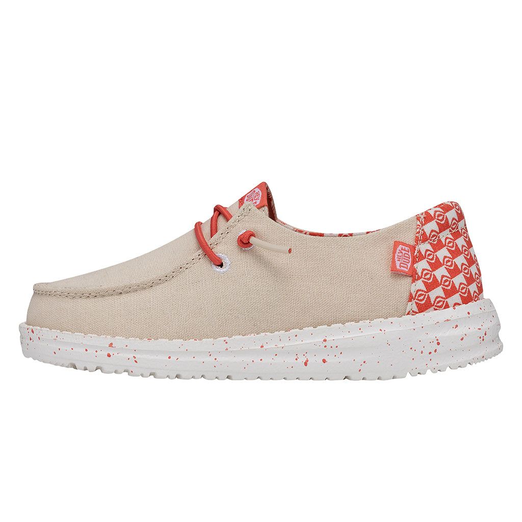 Wendy Youth Batik Geo - Tan Coral sold by Hey Dude
