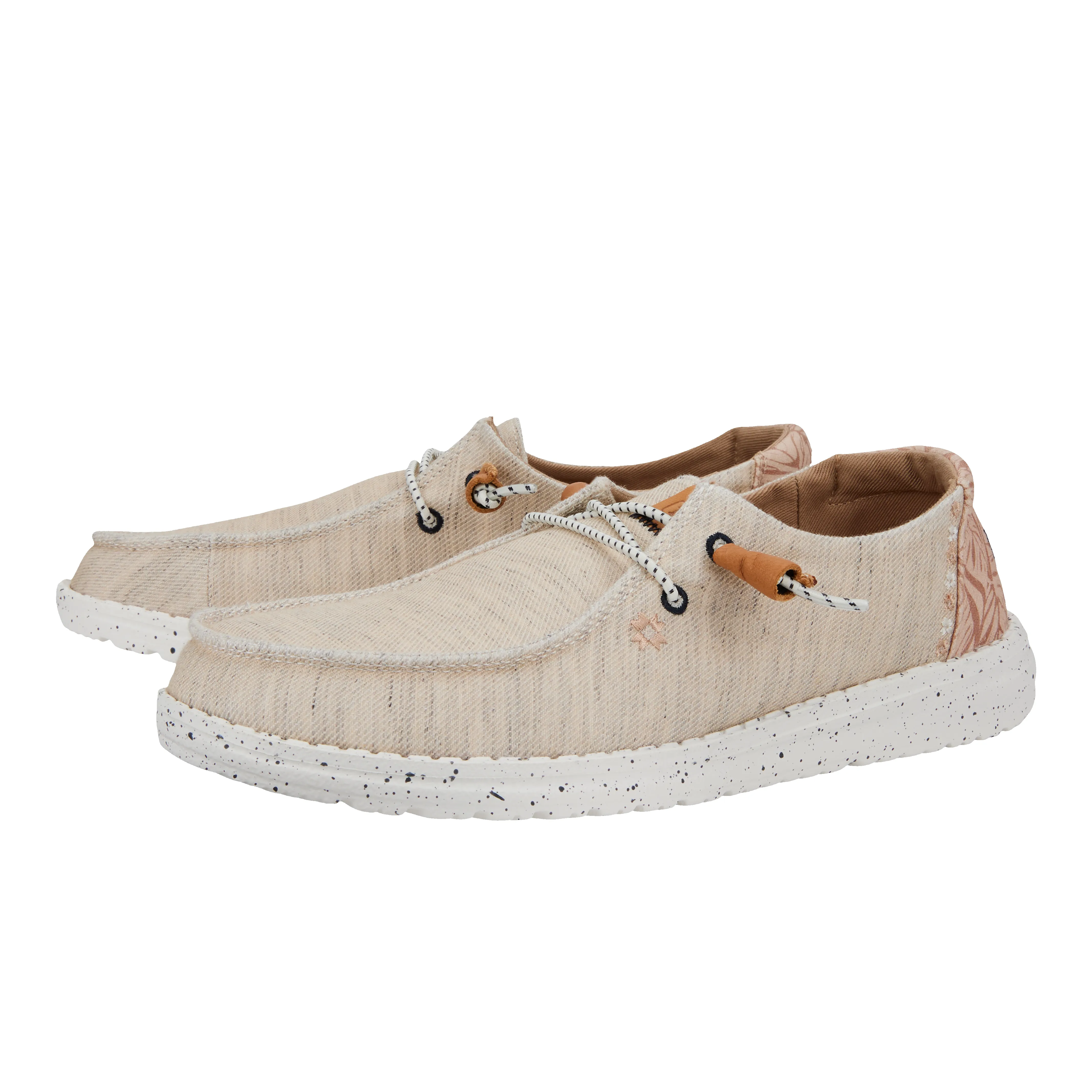 Wendy Heathered Slub Tropical - White sold by Hey Dude product image thumbnail 2