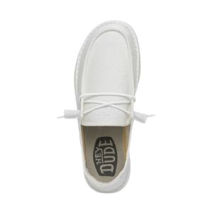 Wendy Slub Canvas - White sold by Hey Dude