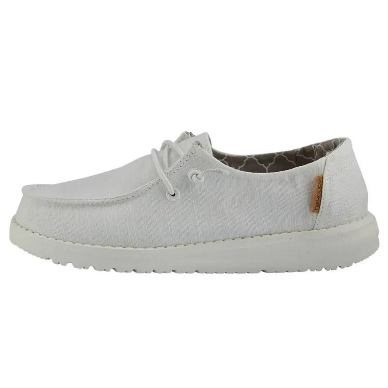 Wendy Youth Linen - White sold by Hey Dude