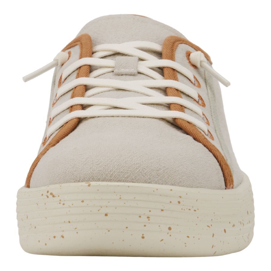 Cody Mens Coastline - Light Grey/Almost White sold by Hey Dude product image thumbnail 4