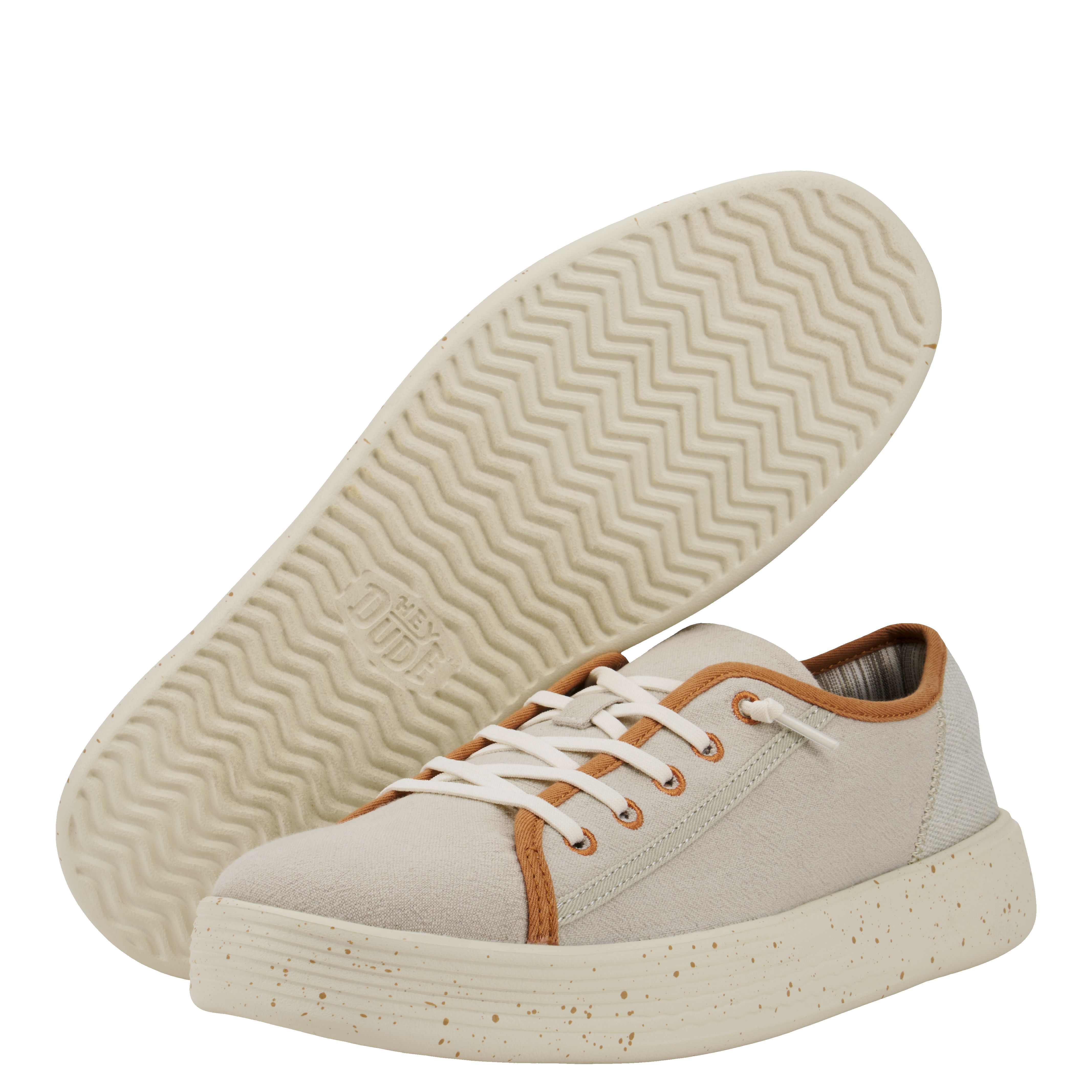 Cody Mens Coastline - Light Grey/Almost White sold by Hey Dude product image thumbnail 3