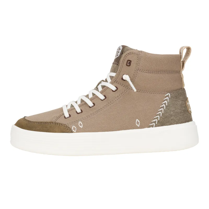 Cody Hi Womens Canvas - Walnut sold by Hey Dude
