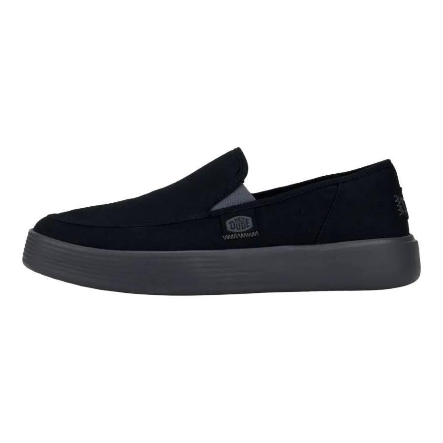 Sunapee Canvas - Black/Charcoal sold by Hey Dude