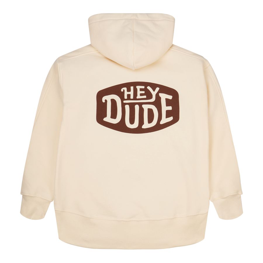 Logo Hoodie - Cream sold by Hey Dude product image thumbnail 2