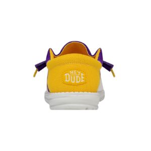 Men's Wally Tri LSU - Purple/Gold sold by Hey Dude