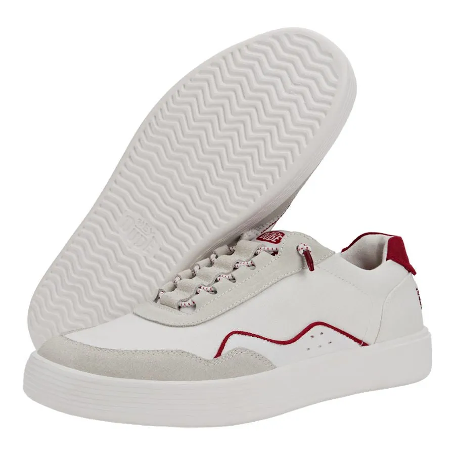 Hudson Canvas - White/Red sold by Hey Dude product image thumbnail 4