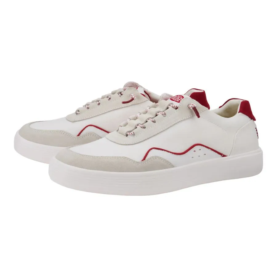 Hudson Canvas - White/Red sold by Hey Dude product image thumbnail 3