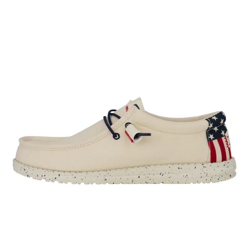 Wally Americana Wide - Off White sold by Hey Dude