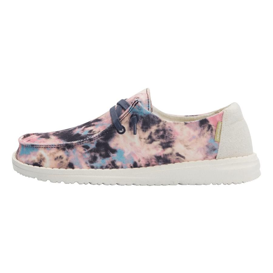Wendy Tie Dye - Navy Pink sold by Hey Dude