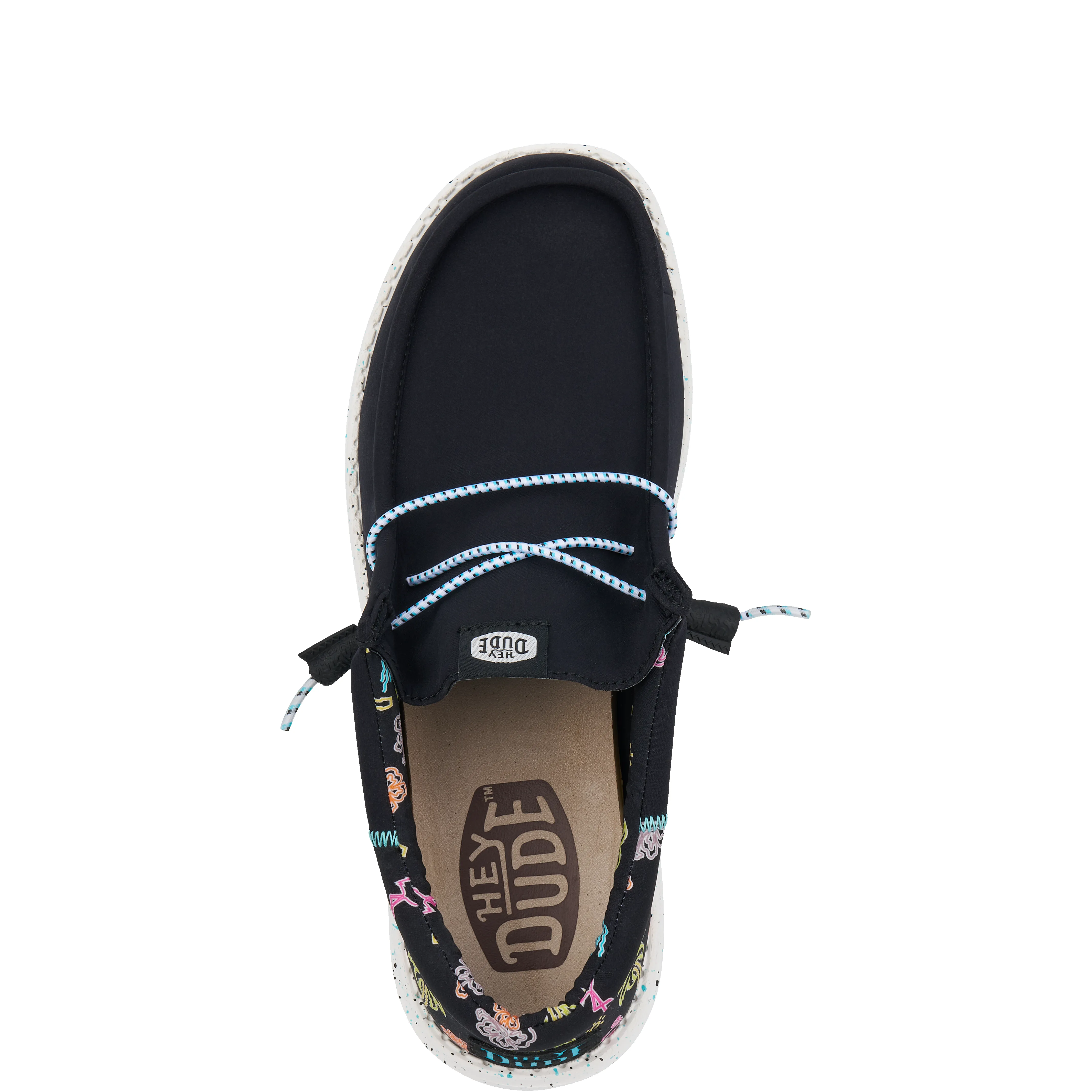 Wally Funk Neon Tropical - Black sold by Hey Dude product image thumbnail 4