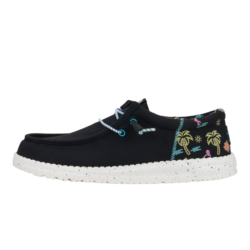 Wally Funk Neon Tropical - Black sold by Hey Dude