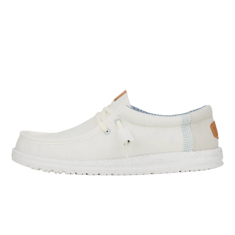 Wally Elevated Basics - White/White sold by Hey Dude