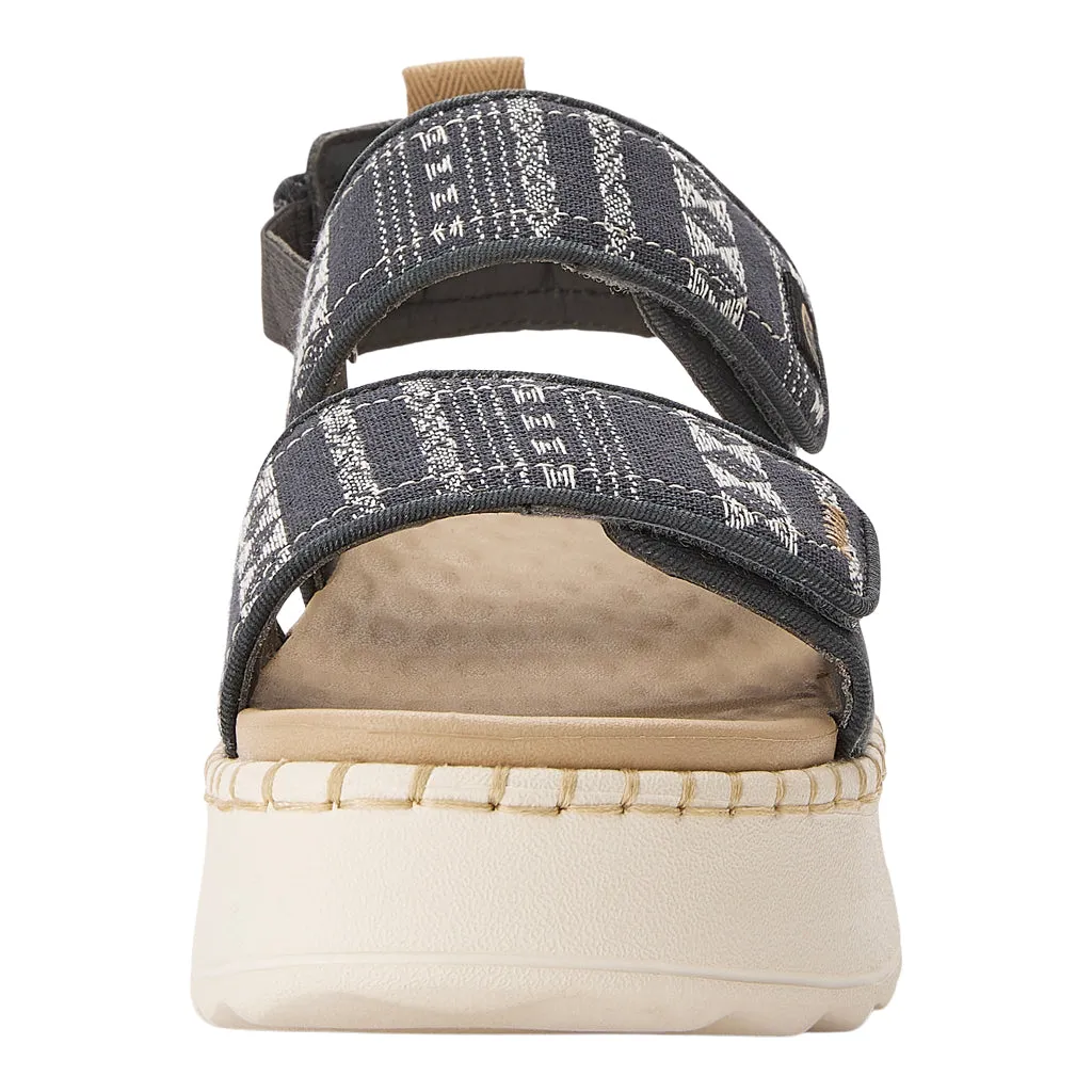 Delray Sandal Whipstitch - Black/White/Baja sold by Hey Dude product image thumbnail 4