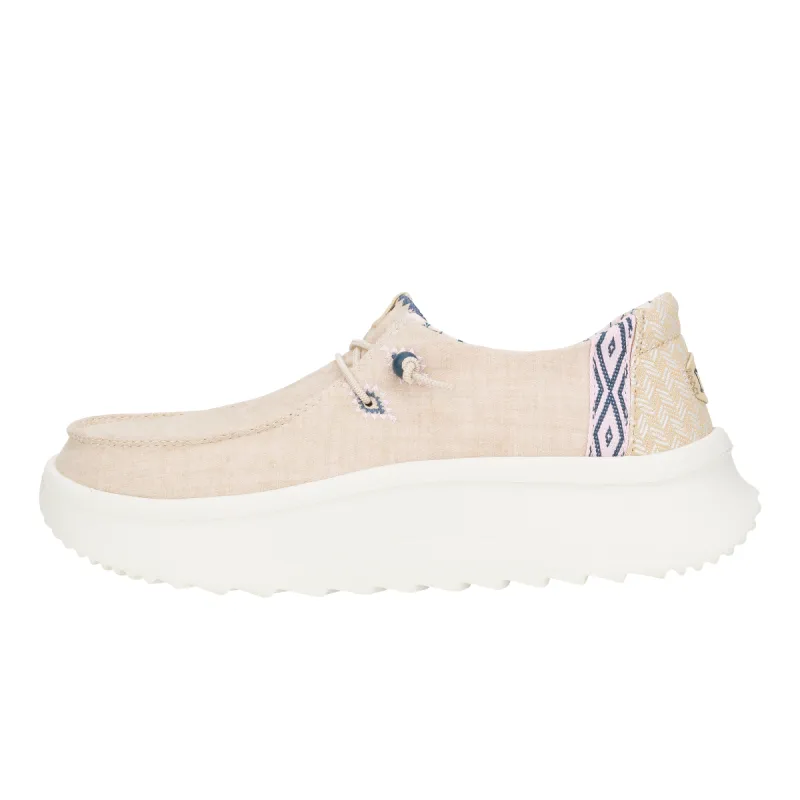 Wendy Peak Chambray Woven - Tan sold by Hey Dude