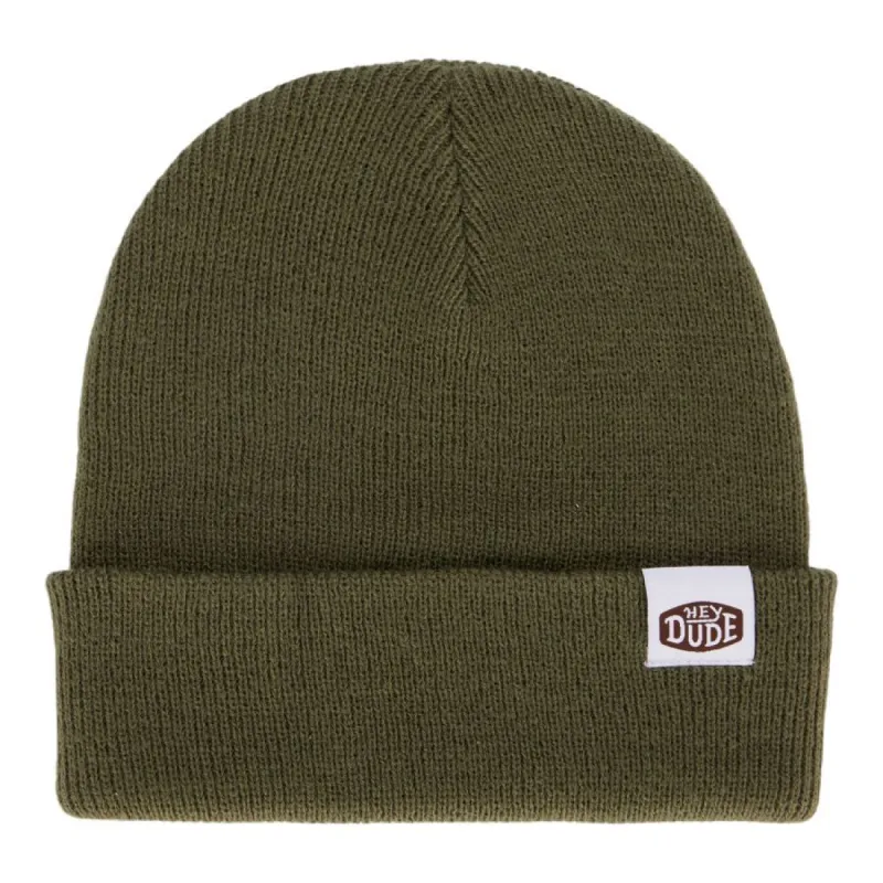 Cuff Beanie - Olive sold by Hey Dude