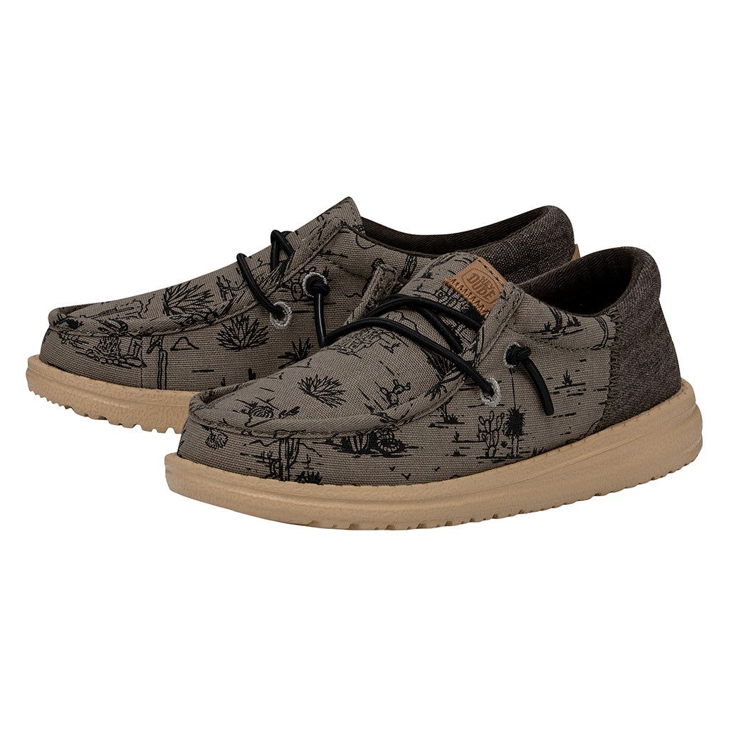 Wally Youth Desert - Olive sold by Hey Dude product image thumbnail 2