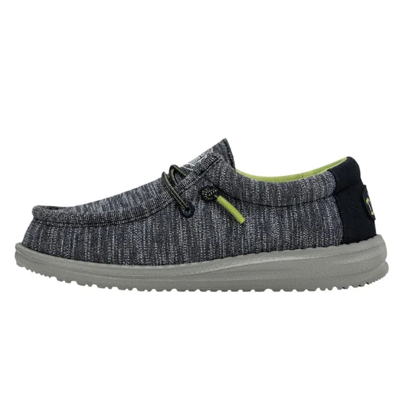 Wally Youth Stretch - Navy sold by Hey Dude