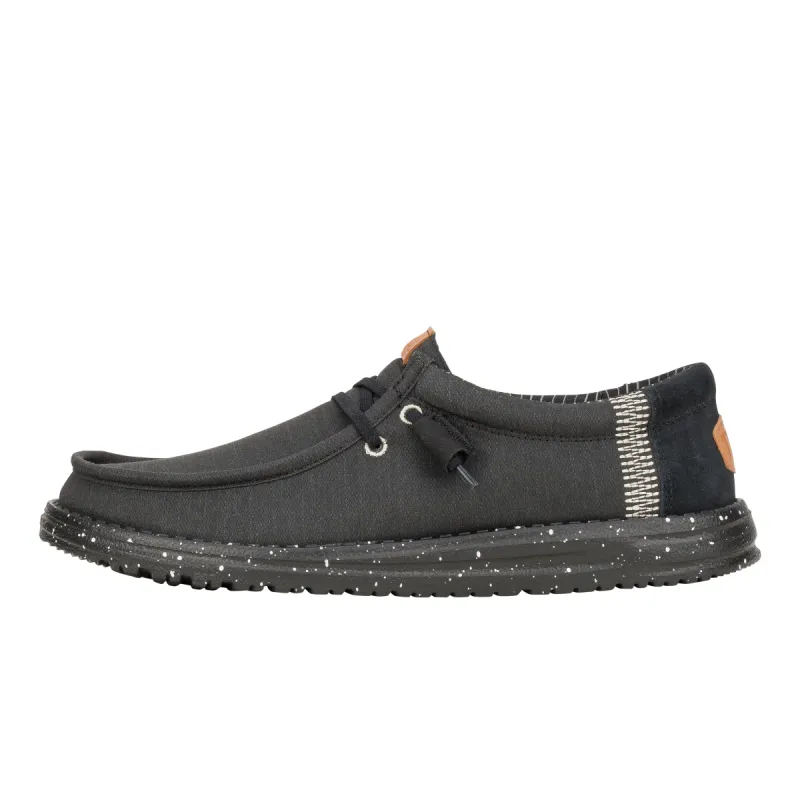 Wally Elevated Basics - Black/Black sold by Hey Dude