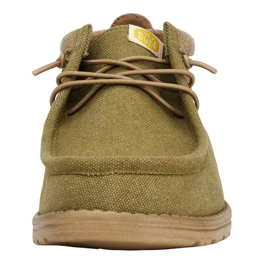 Wally Mid Salt and Stone - Dusty Olive Tan sold by Hey Dude product image thumbnail 4