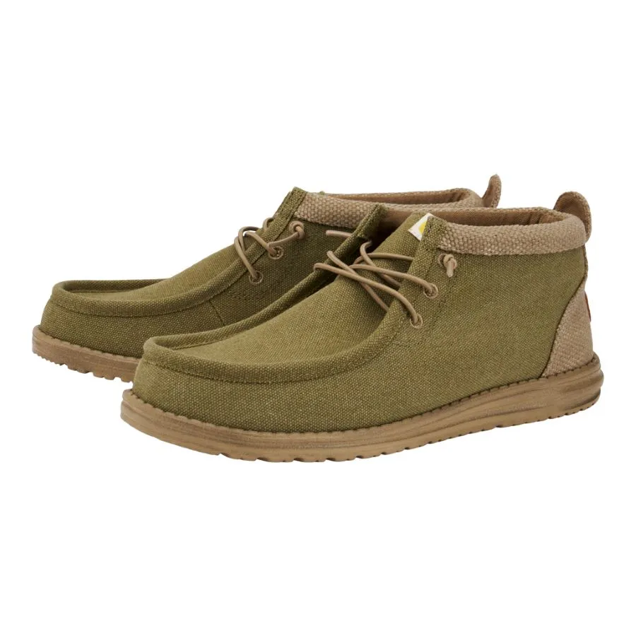Wally Mid Salt and Stone - Dusty Olive Tan sold by Hey Dude product image thumbnail 2