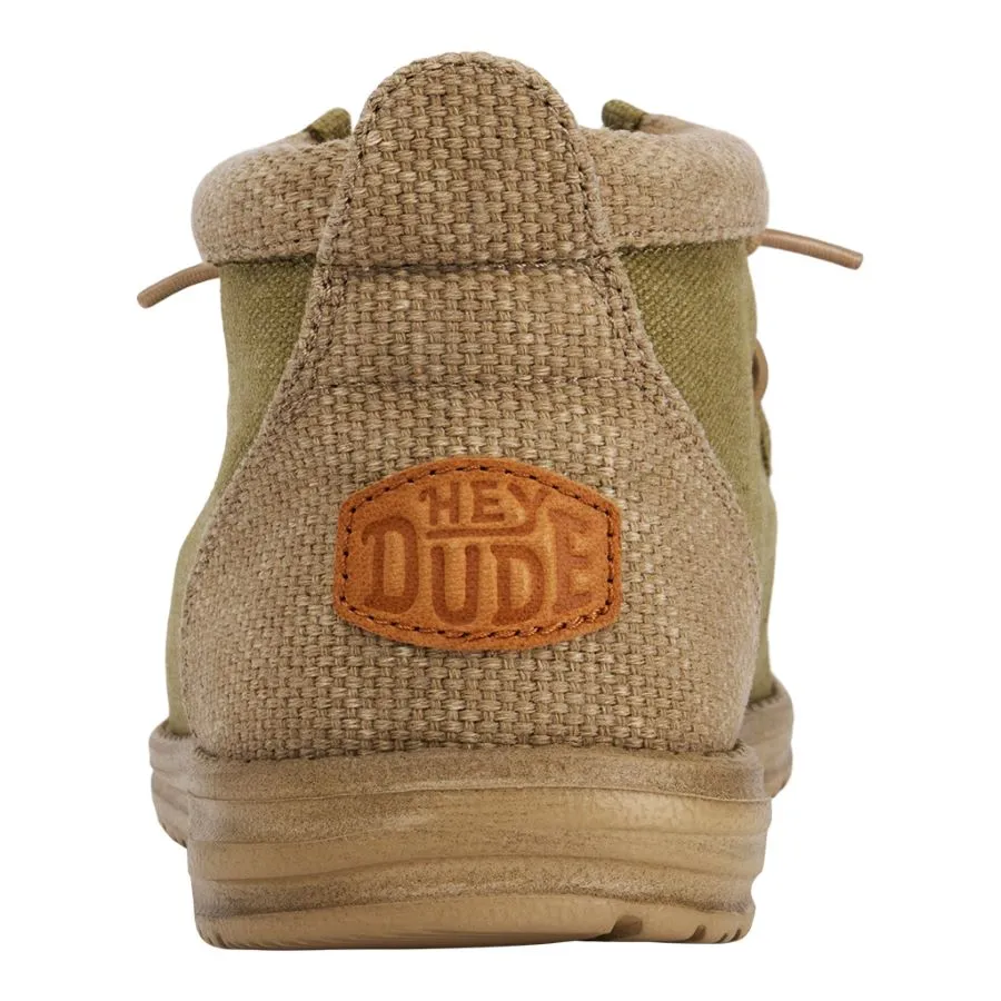 Wally Mid Salt and Stone - Dusty Olive Tan sold by Hey Dude product image thumbnail 5